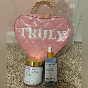 Truly Beauty items with heart bag.  Brand new never used or opened.
